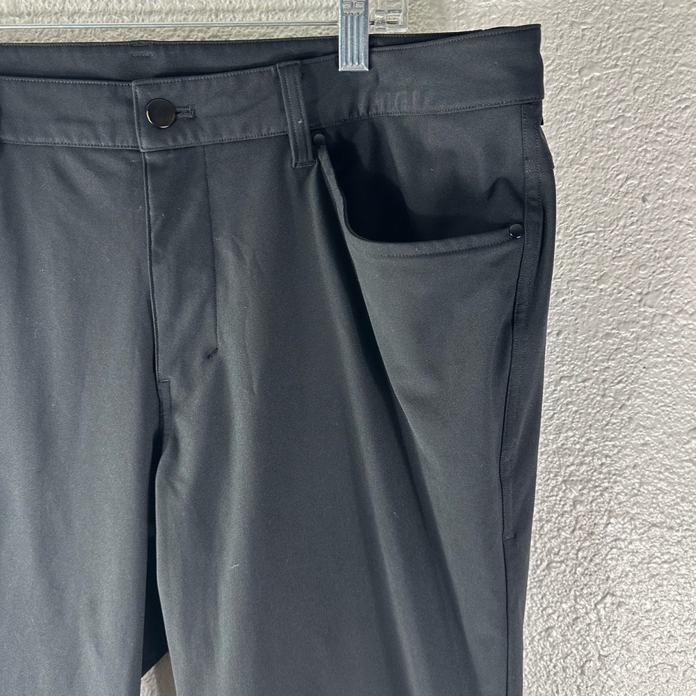 Lululemon ABC Slim Warpstreme 34" Black Size 36 - Picture 7 of 7